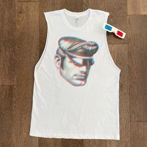 Official "Tom of Finland" 3D printed tank top + 3D glasses set